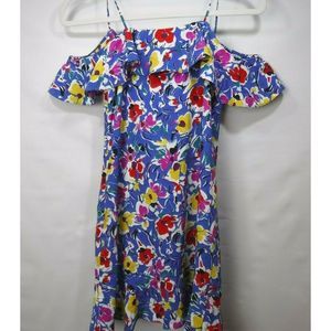 Wrap Dress by Top Shop size 4, multi color